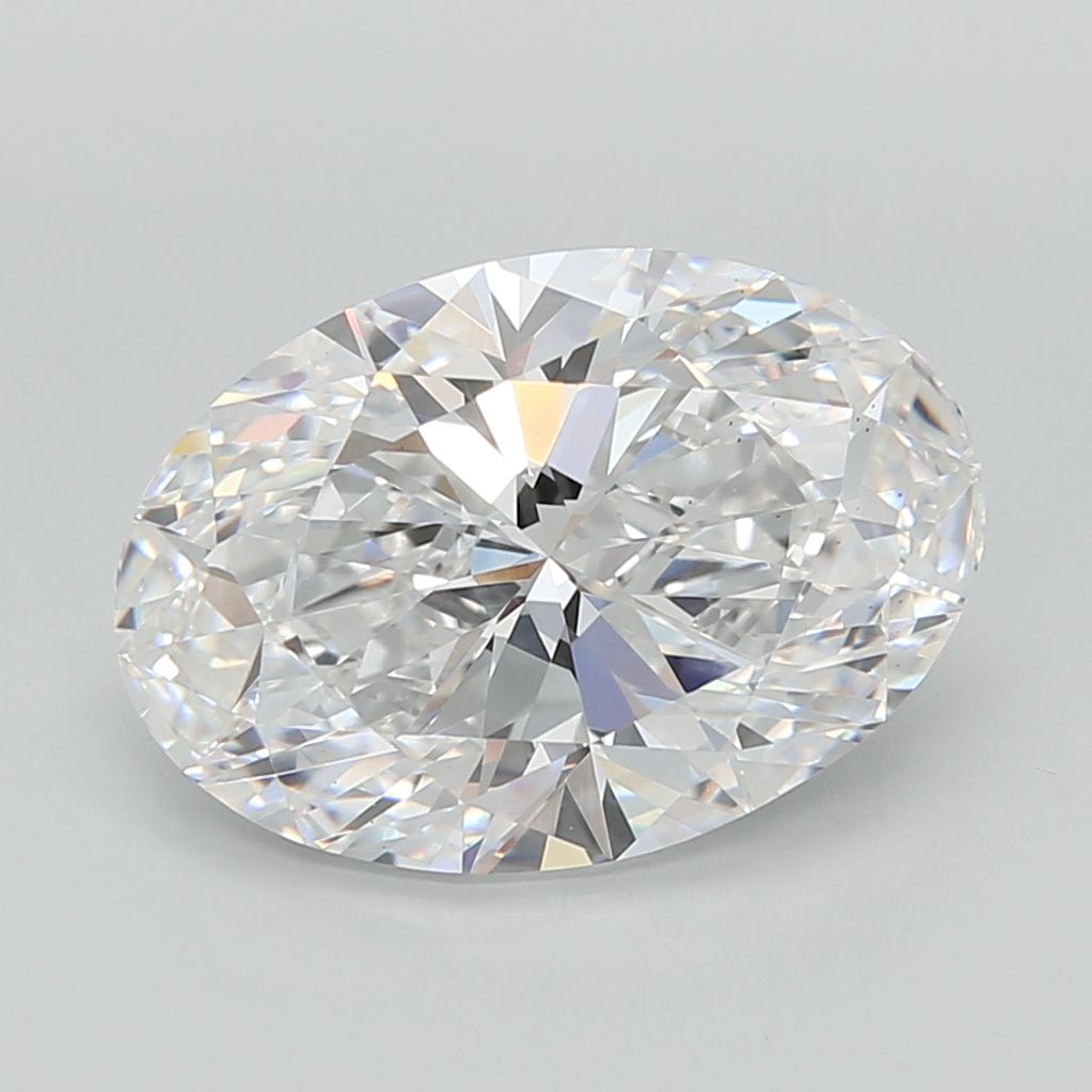 3.90 ct. oval Lab Grown Diamond front image