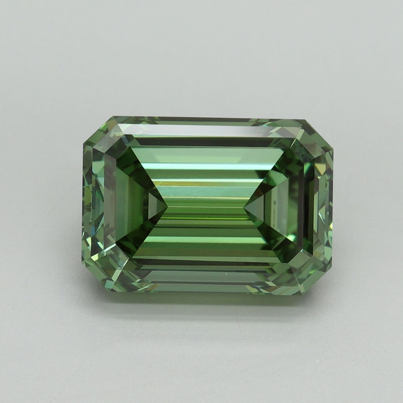 5.02 ct. emerald Lab Grown Diamond front image