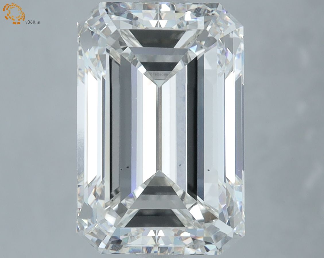 5.50 ct. emerald Lab Grown Diamond front image