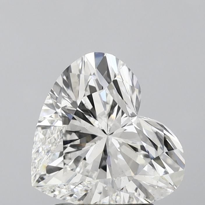 2.49 carat f VS2 EX Cut IGI heart diamond