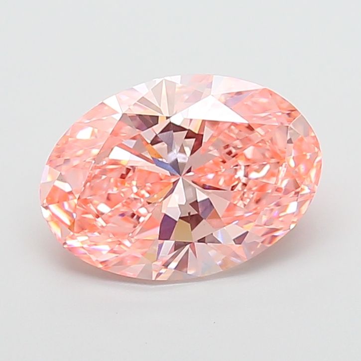5.02 ct. oval Lab Grown Diamond front image