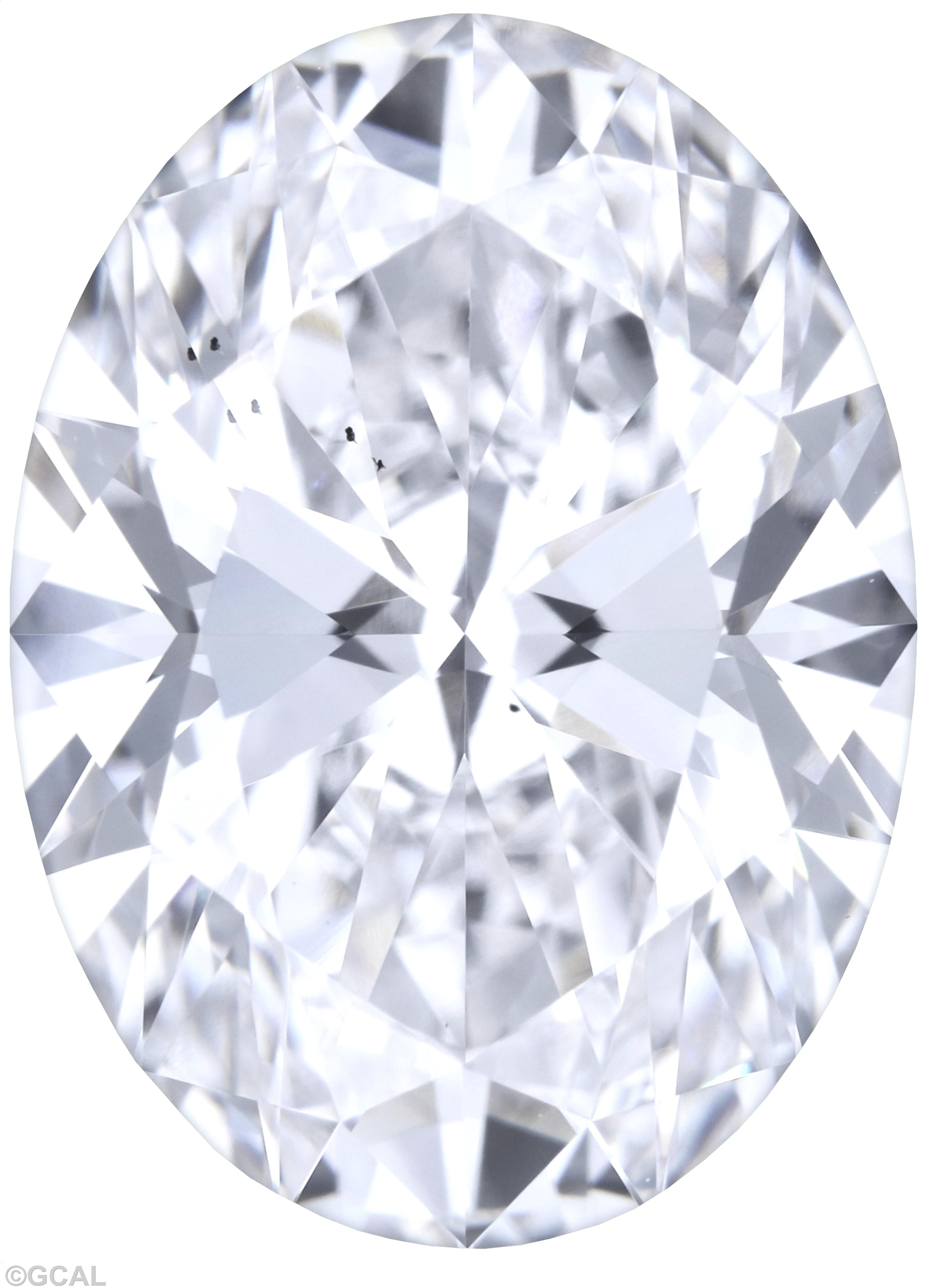 2.56 ct. oval Lab Grown Diamond front image