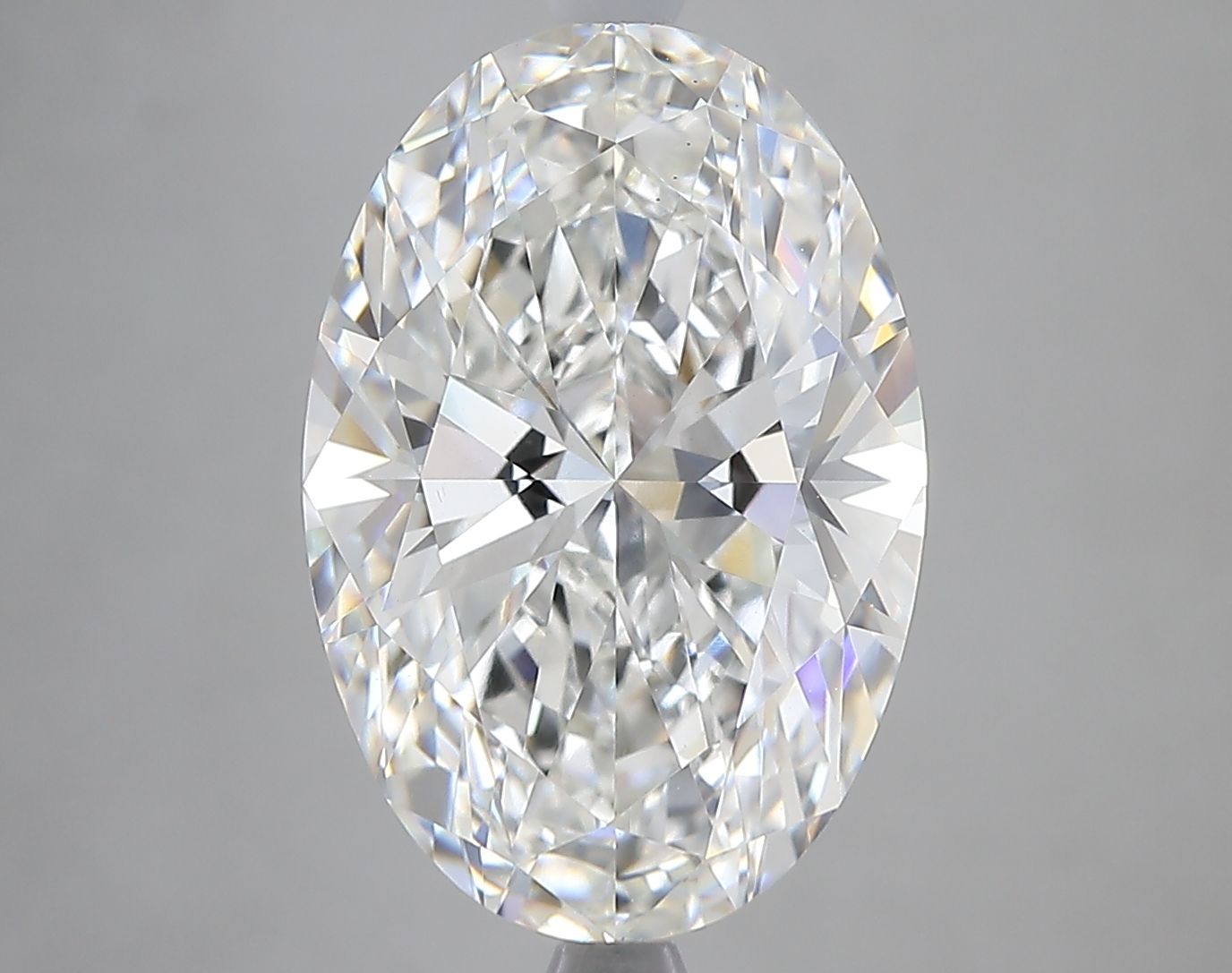 6.01 ct. oval Lab Grown Diamond front image