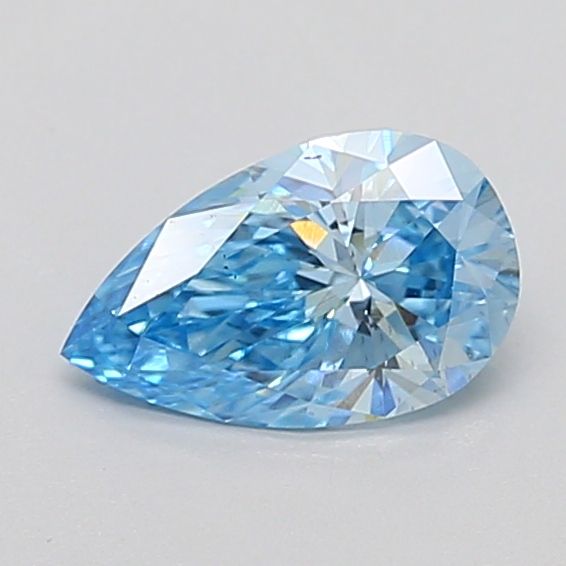 0.62 CT Fancy Vivid Blue PEAR
