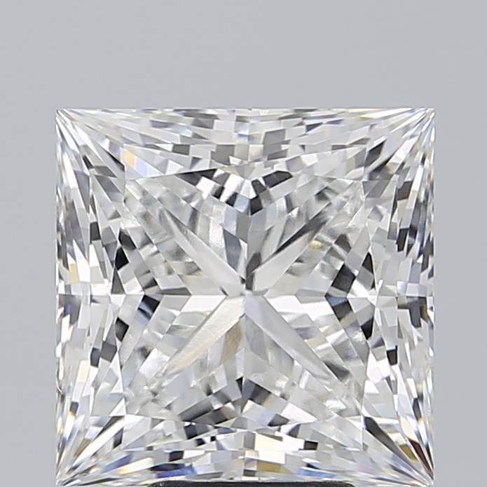 7.04 ct. princess Lab Grown Diamond front image