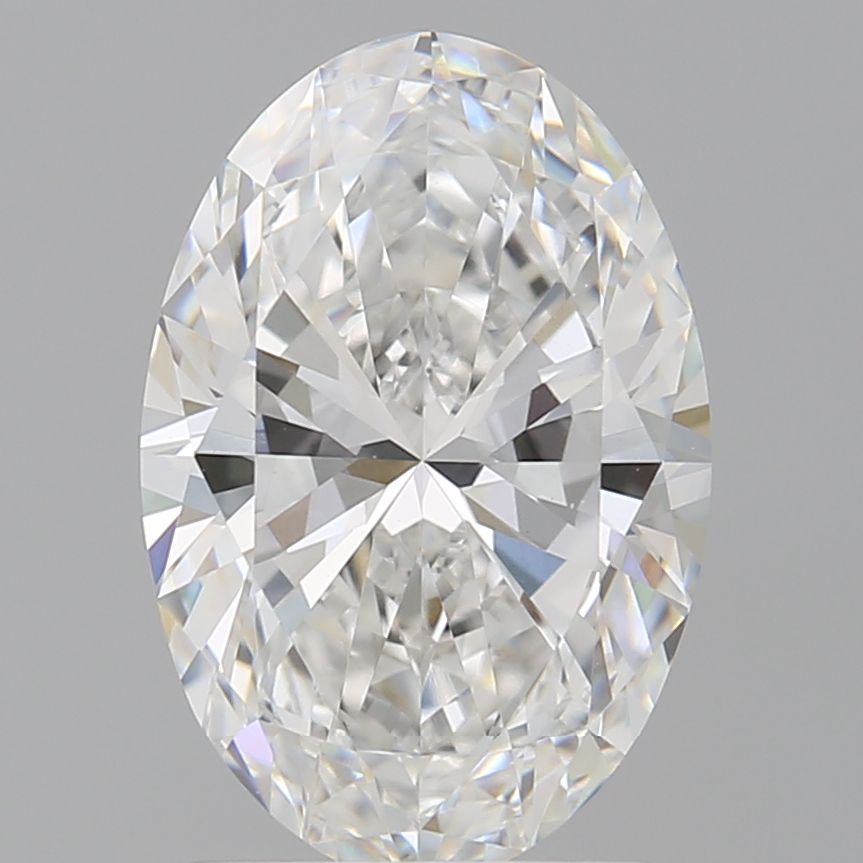 2.10 ct. oval Lab Grown Diamond front image