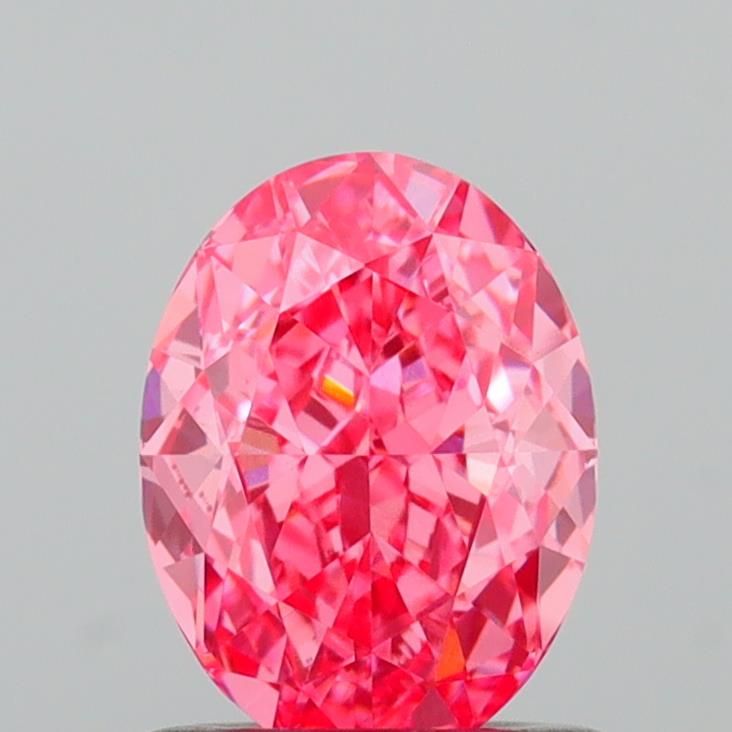 1.01 CT Fancy Vivid Pink OVAL