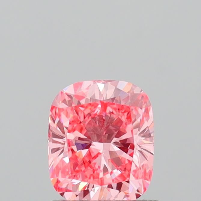 1.06 CT Fancy Vivid Pink CUSHION MODIFIED