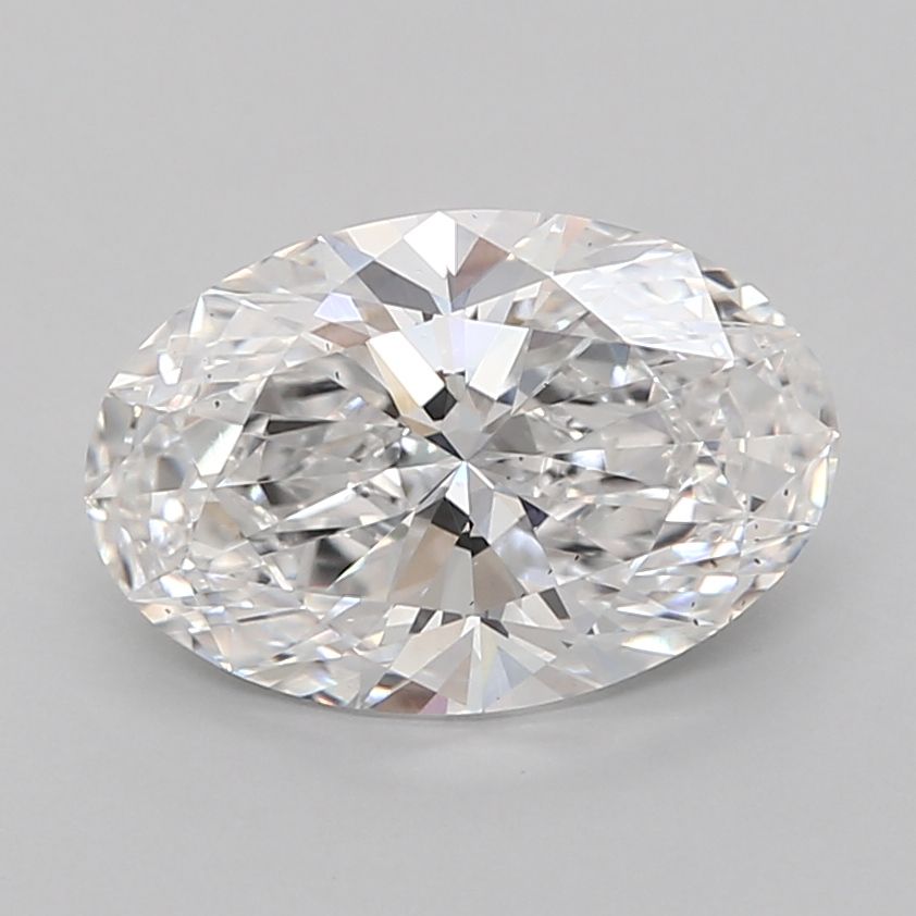 3.03 ct. oval Lab Grown Diamond front image