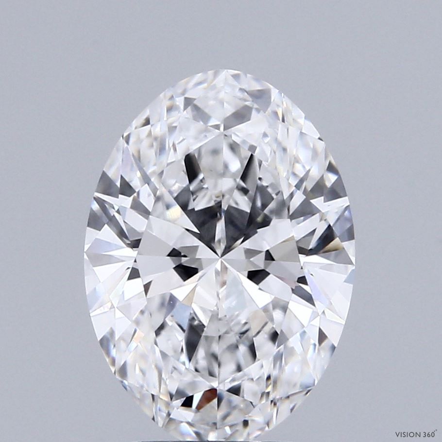 3.08 ct. oval Lab Grown Diamond front image