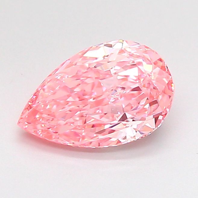 1.26 CT Fancy Vivid Pink PEAR