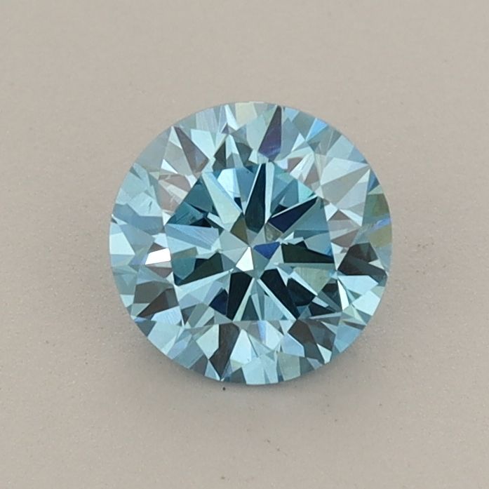 0.68 CT Fancy Vivid Blue ROUND
