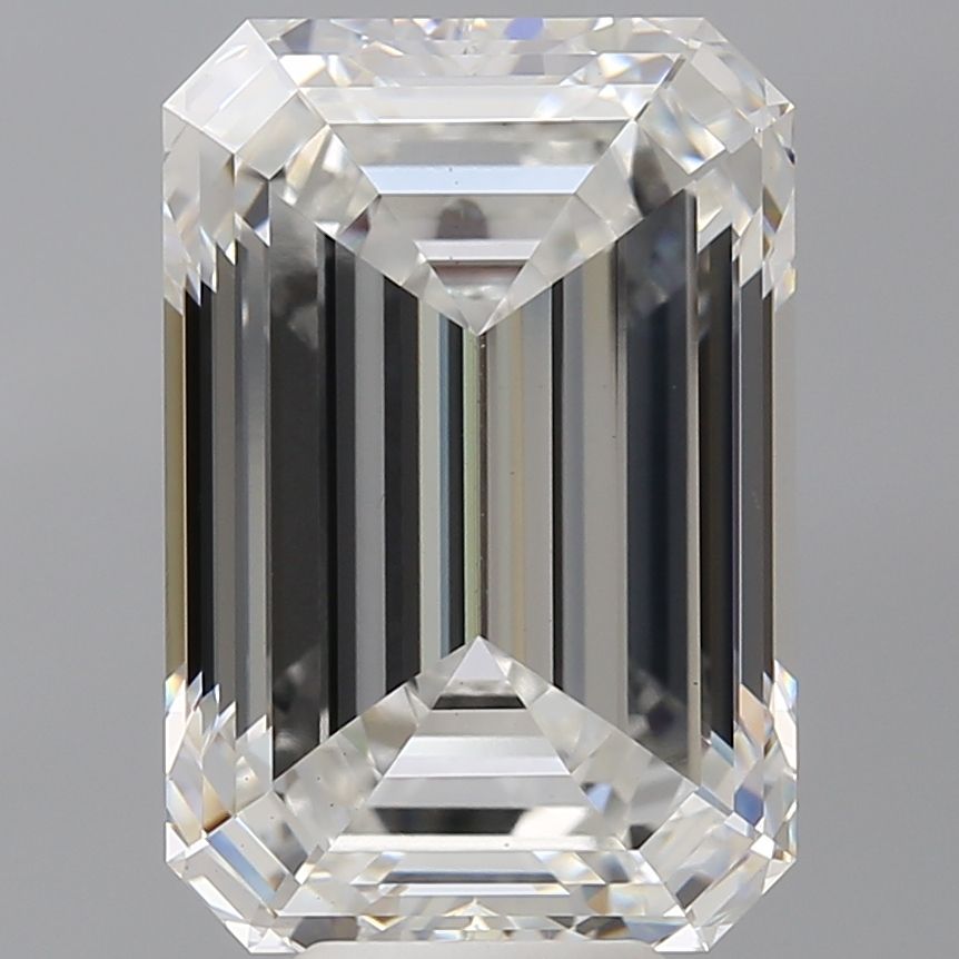 9.59 ct. emerald Lab Grown Diamond front image