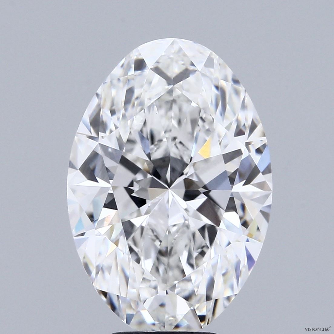 6.09 ct. oval Lab Grown Diamond front image