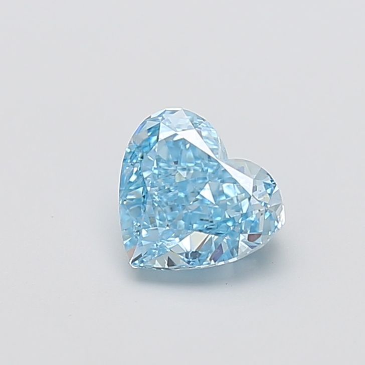1.51 CT Fancy Vivid Blue HEART