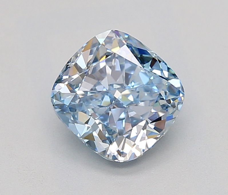 1.01 CT Fancy Vivid Blue CUSHION MODIFIED