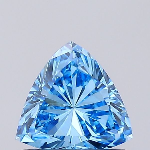 0.57 CT Fancy Vivid Blue TRIANGULAR