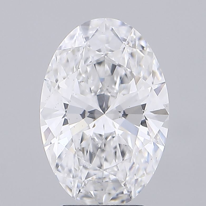 4.08 ct. oval Lab Grown Diamond front image