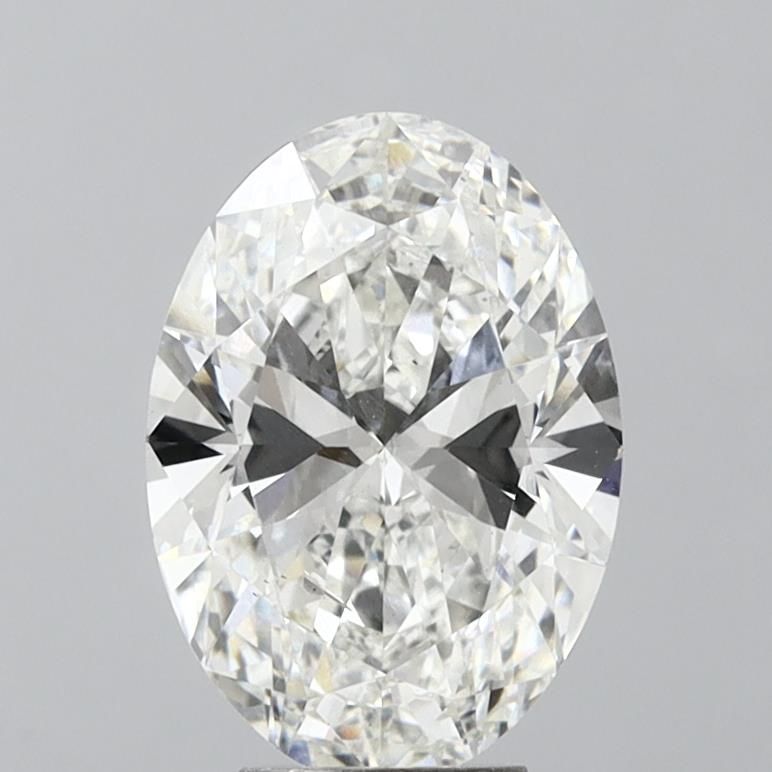 5.01 ct. oval Lab Grown Diamond front image
