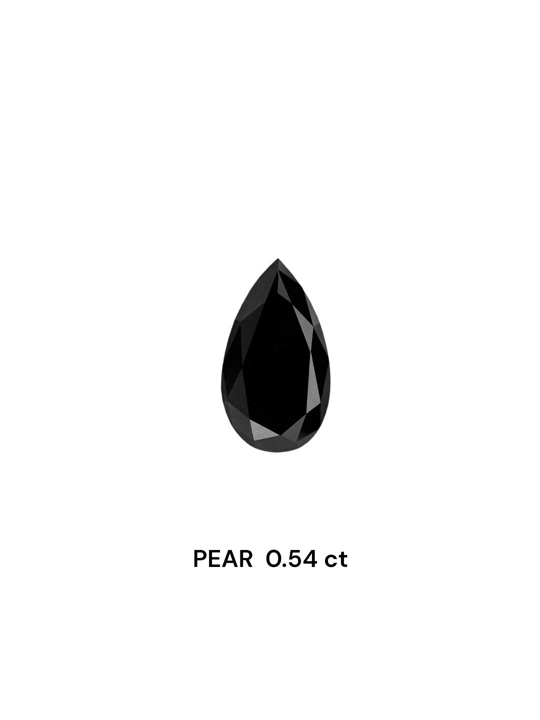 Diament 0.54 ct Fancy Black/VVS2