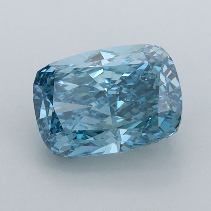 0.96 CT Fancy Vivid Blue CUSHION MODIFIED