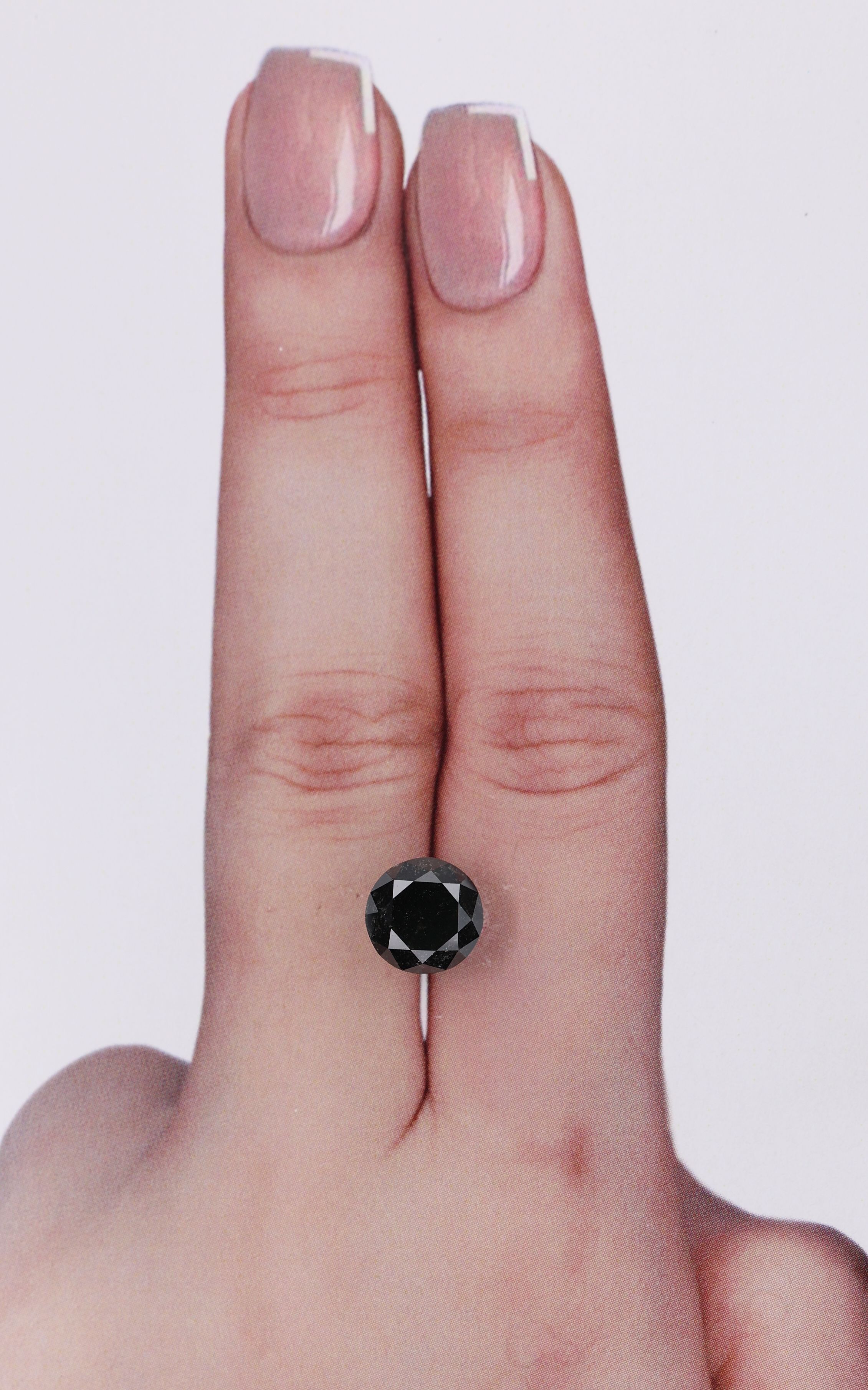 Diament 2.5 ct Fancy Black/VVS2