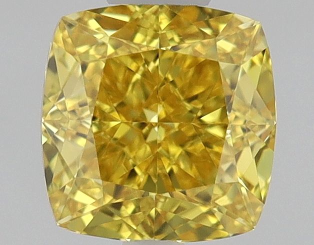 Diament 0.45 ct Fancy Vivid Orangey Yellow/IF