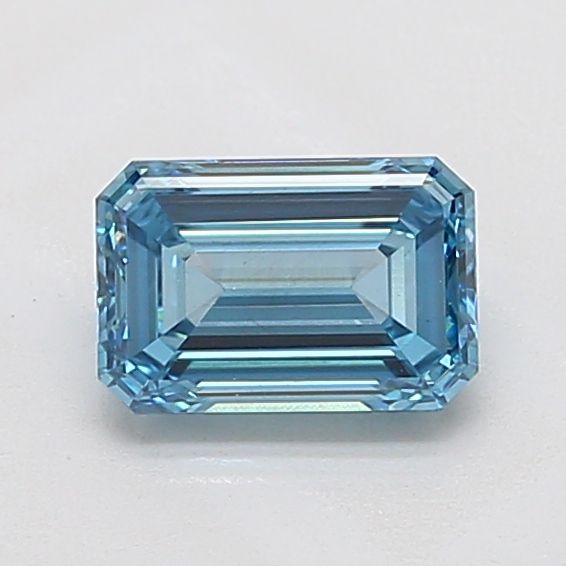 1.5 CT Fancy Vivid Blue EMERALD