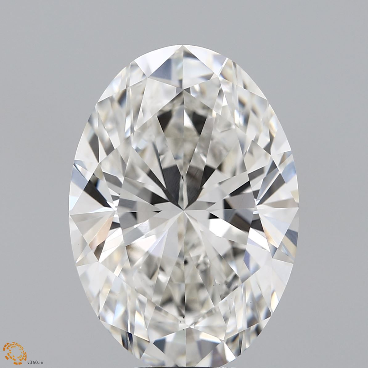 8.05 ct. oval Lab Grown Diamond front image
