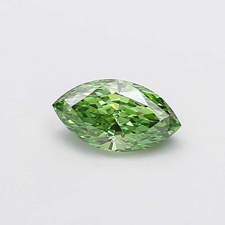 1.02 CT Fancy Vivid Green MARQUISE
