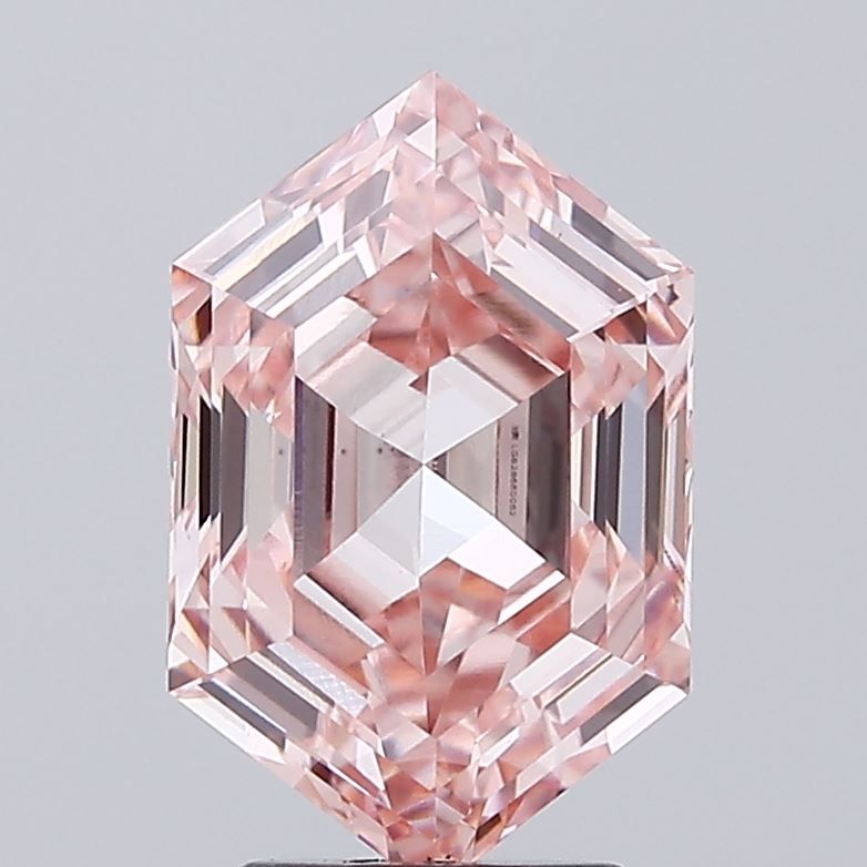 3.09 ct lab-grown Hexagonal Diamond
