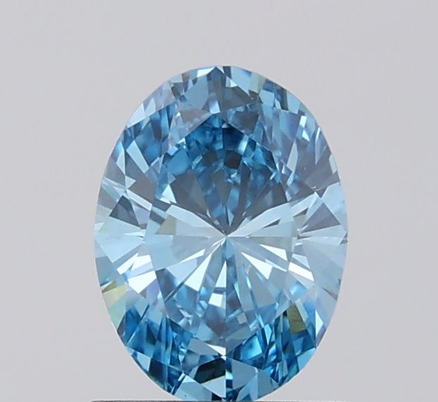 1.03 CT Fancy Vivid Blue OVAL