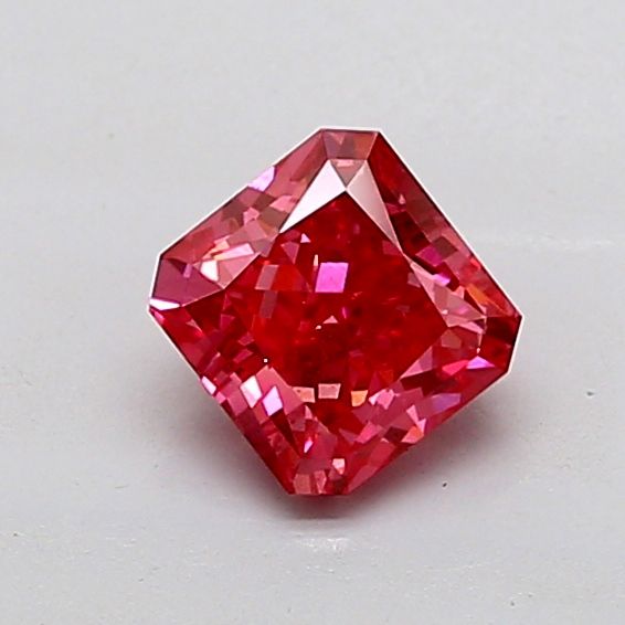1.45 CT Fancy Vivid Pink SQUARE RADIANT