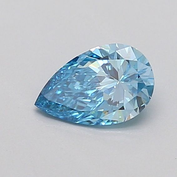 0.4 CT Fancy Vivid Blue PEAR