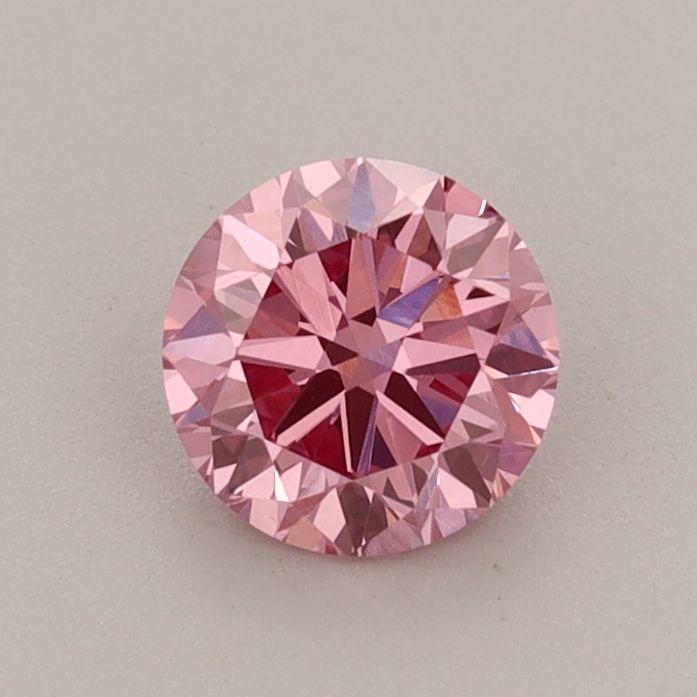0.66 CT Fancy Vivid Pink ROUND