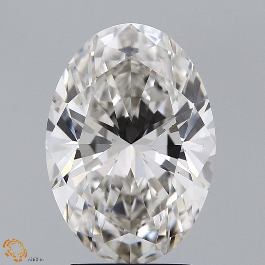 3.06 ct. oval Lab Grown Diamond front image