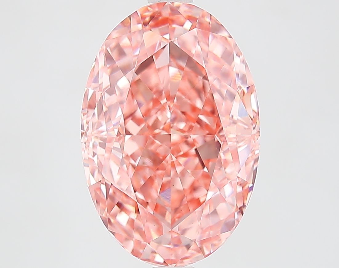 5.01 ct. oval Lab Grown Diamond front image