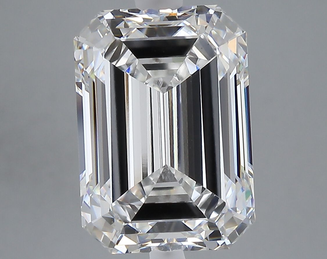 6.09 ct. emerald Lab Grown Diamond front image