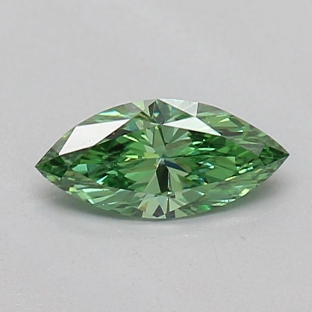 0.2 CT Fancy Vivid Green MARQUISE