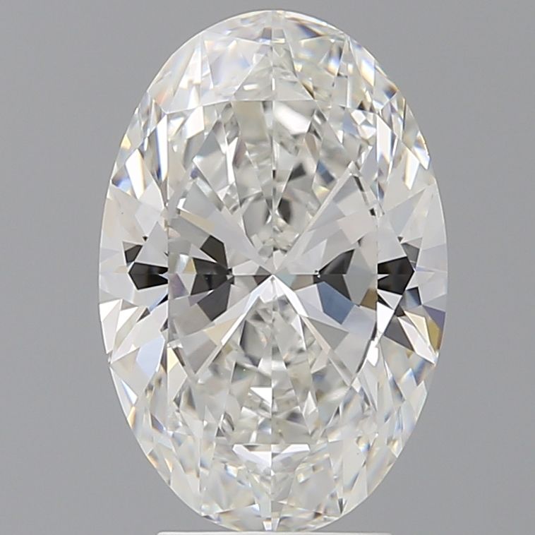 4.10 ct. oval Lab Grown Diamond front image