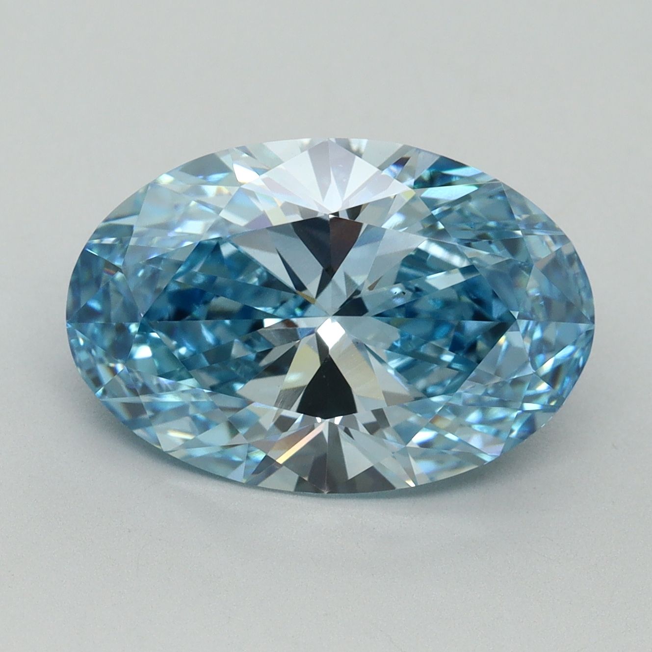 5.06 ct. oval Lab Grown Diamond front image