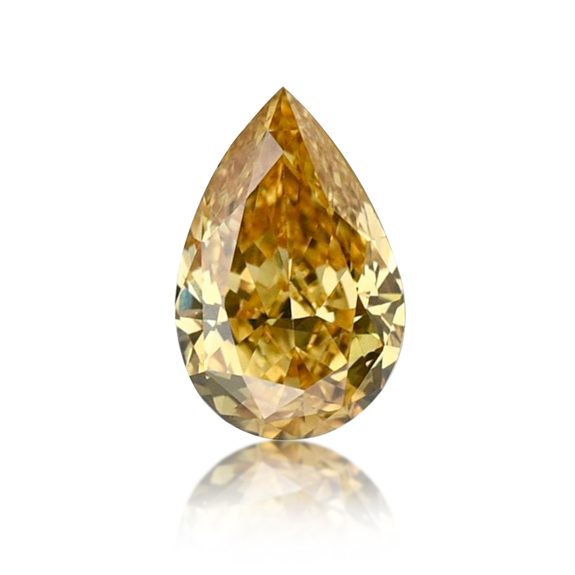 Diament 0.21 ct Fancy Intense Orangey Yellow/SI1
