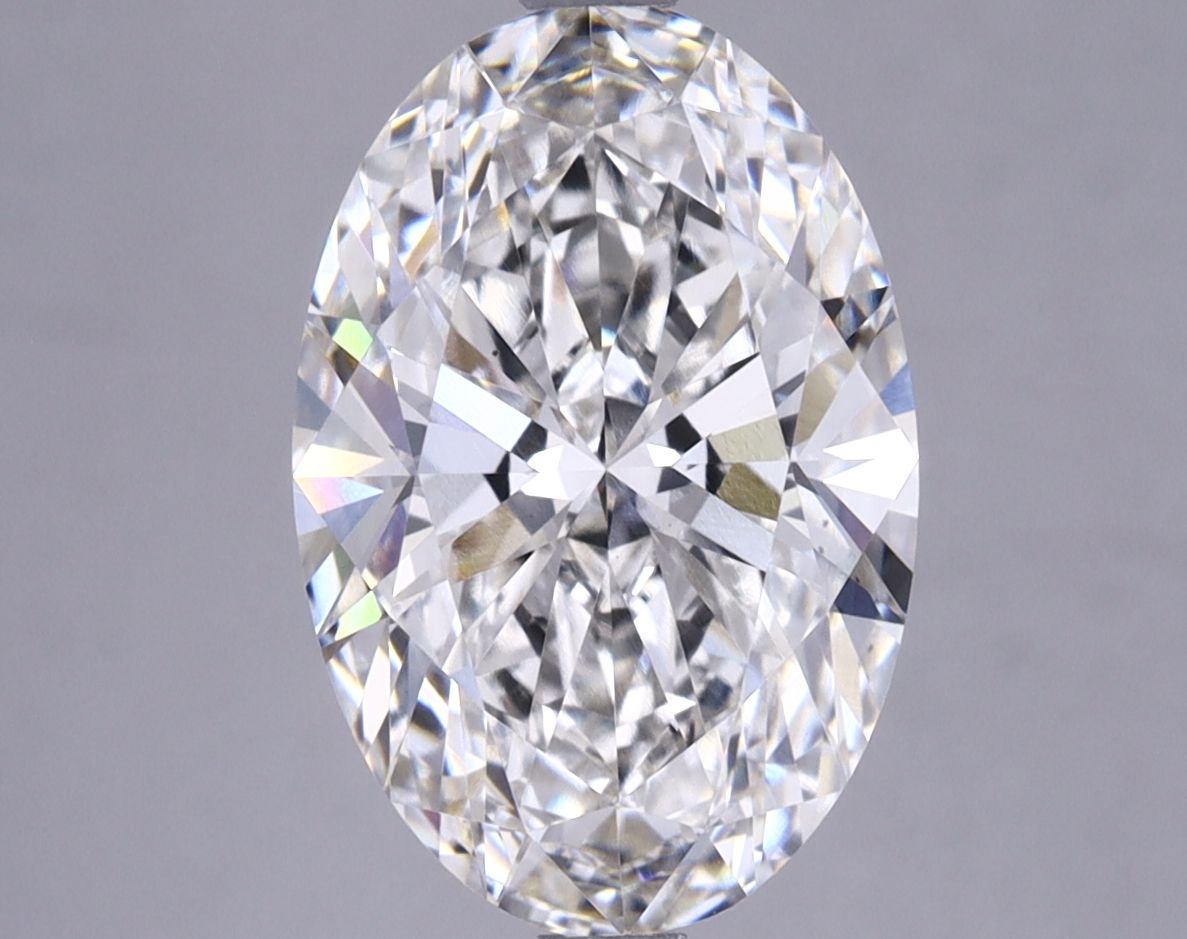 3.68 ct. oval Lab Grown Diamond front image