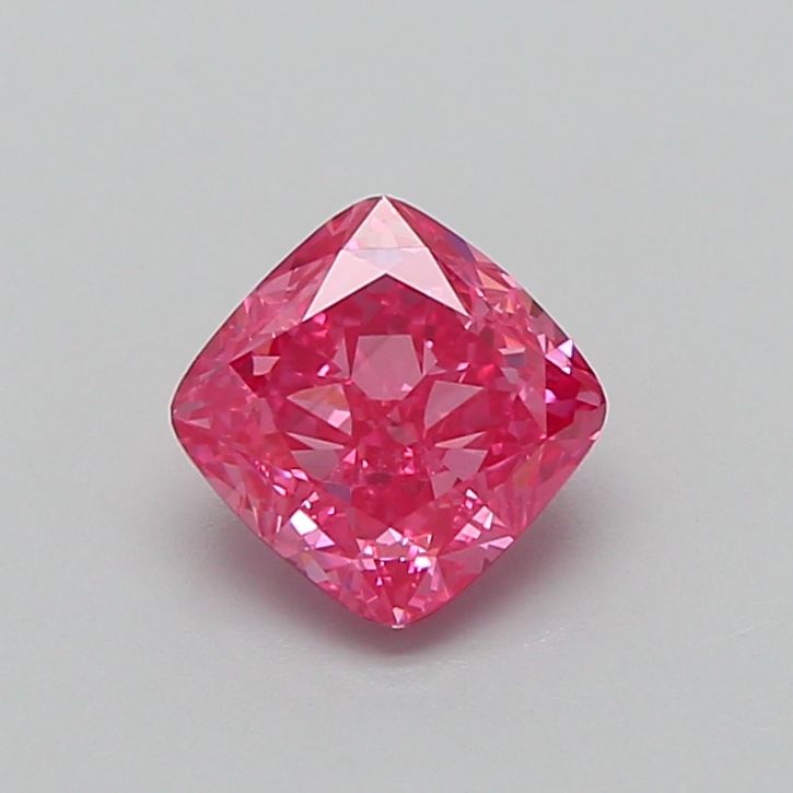 1.06 CT Fancy Vivid Pink CUSHION MODIFIED