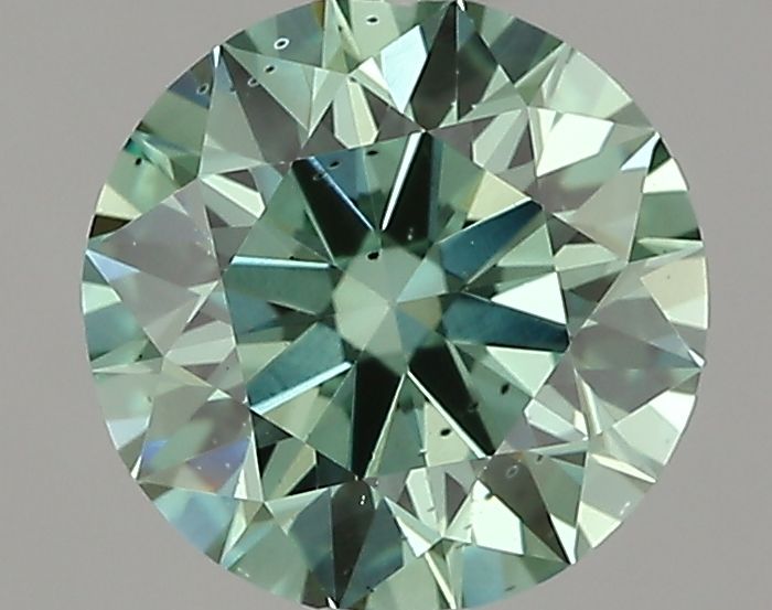 1.2 CT Fancy Vivid Green ROUND