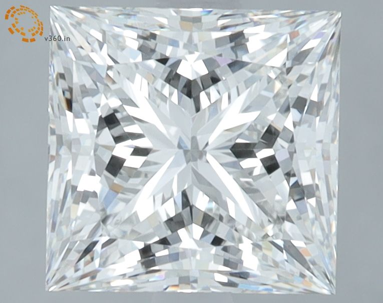 3.09 ct. princess Lab Grown Diamond front image