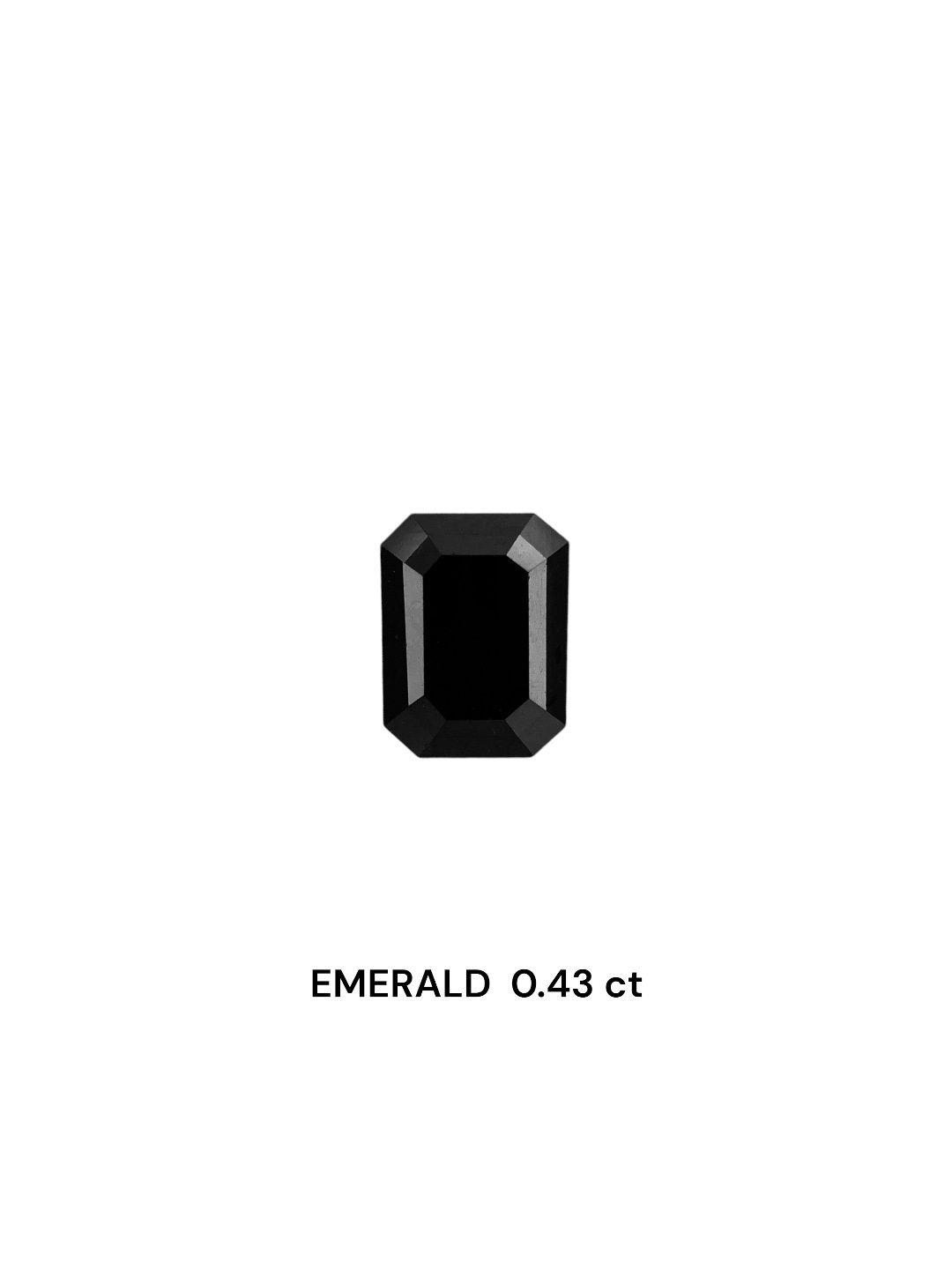 Diament 0.43 ct Fancy Black/VVS2