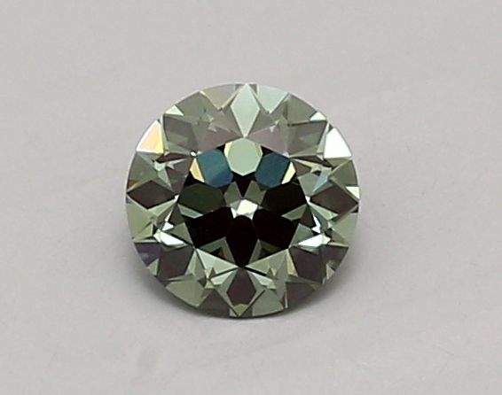 0.6 CT Fancy Vivid Green OLD EUROPEAN CUT