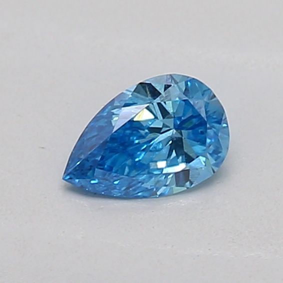 0.15 CT Fancy Vivid Blue PEAR