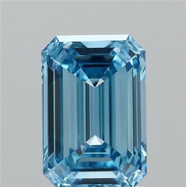 1.81 CT Fancy Vivid Blue EMERALD